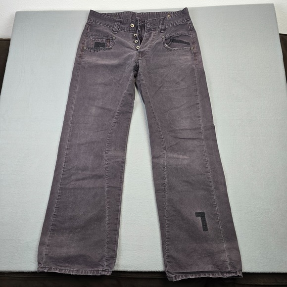G-Star Denim - G-Star Raw Denim Jeans Men's 30x32 Gray Distressed Button Fly Straight Leg Pants